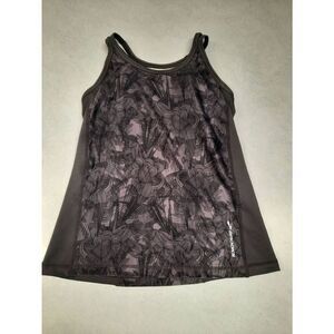 Brooks Running Size S Charcoal Gray Racerback Tank Top